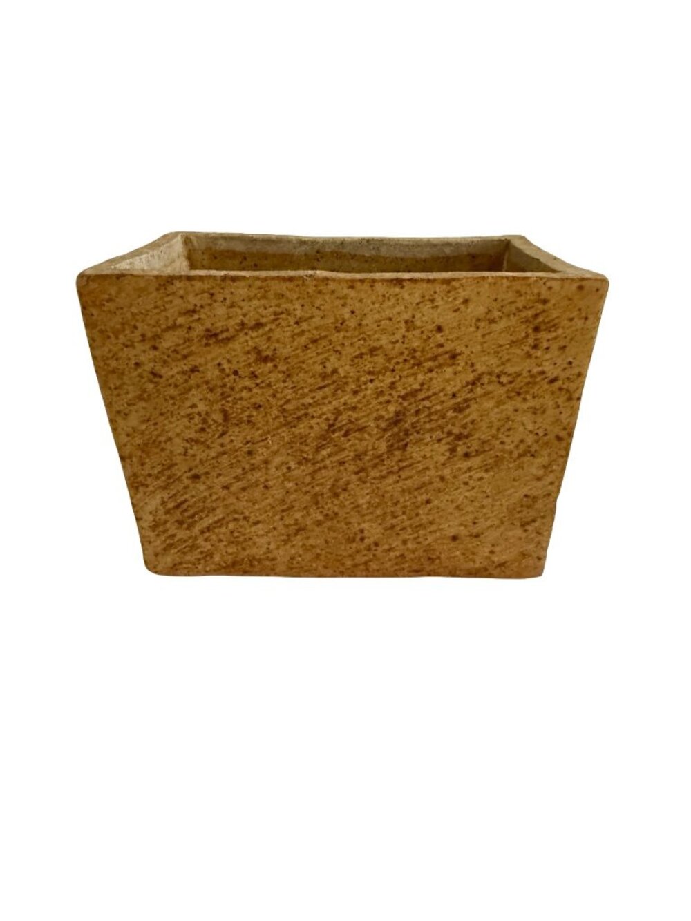 Vintage Handmade Pottery Recipe Box Rustic Studio Pottery Kitchen Organizer - Picture 4 of 8